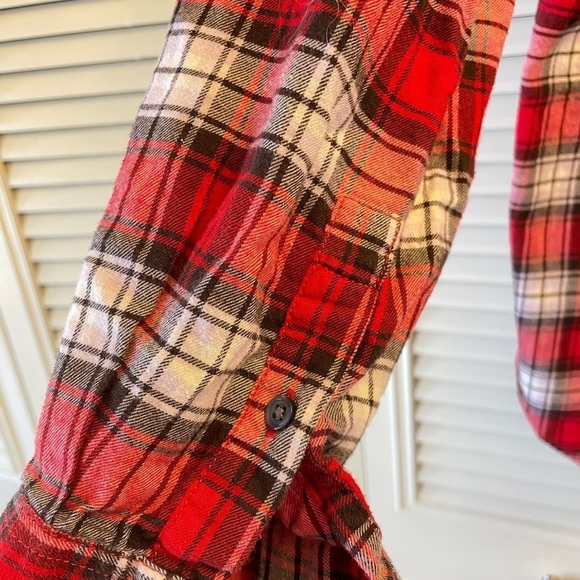 Land’s End Flannel Tunic Top Size 16 - Picture 4 of 5